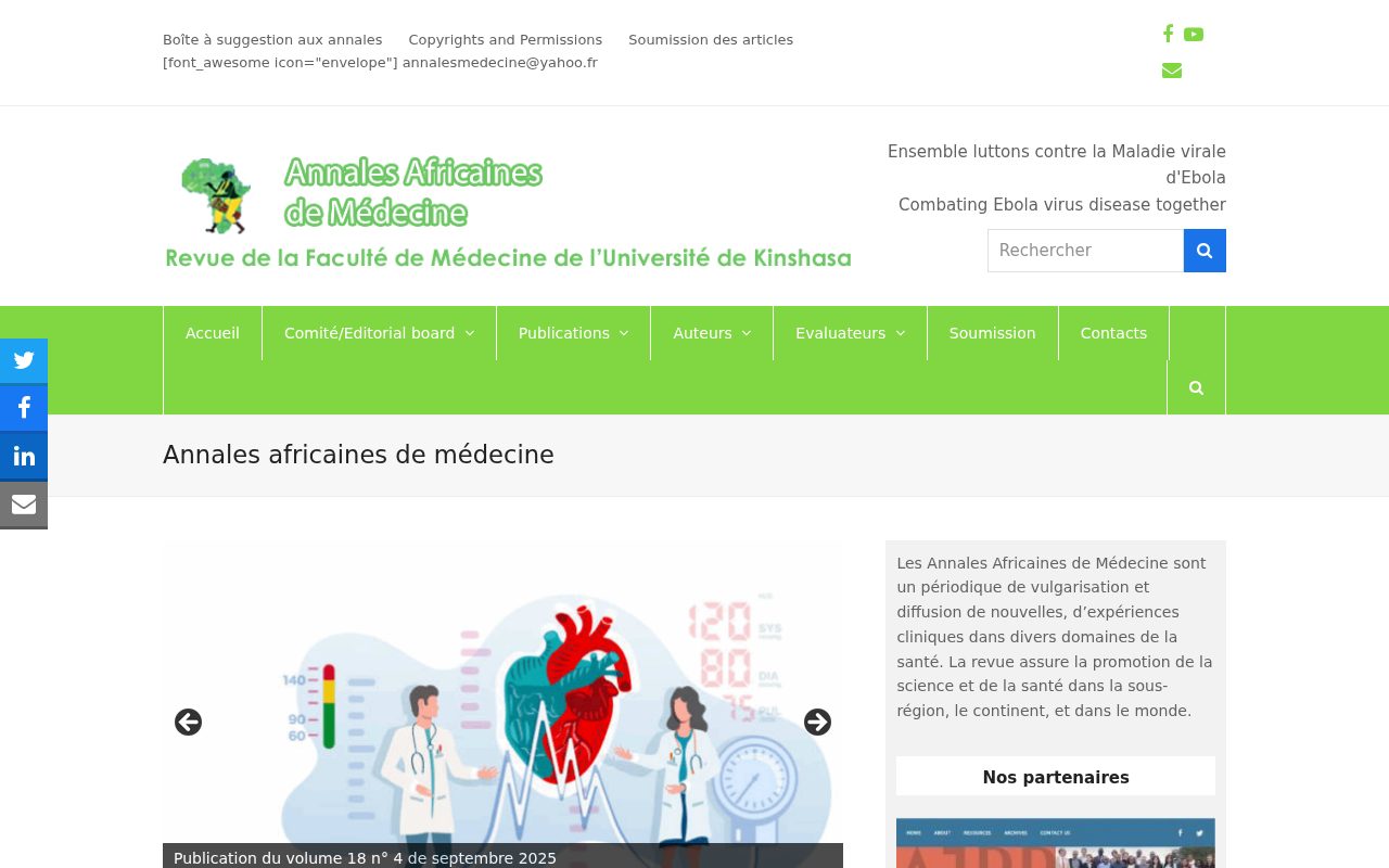 Annales africaines de médecine