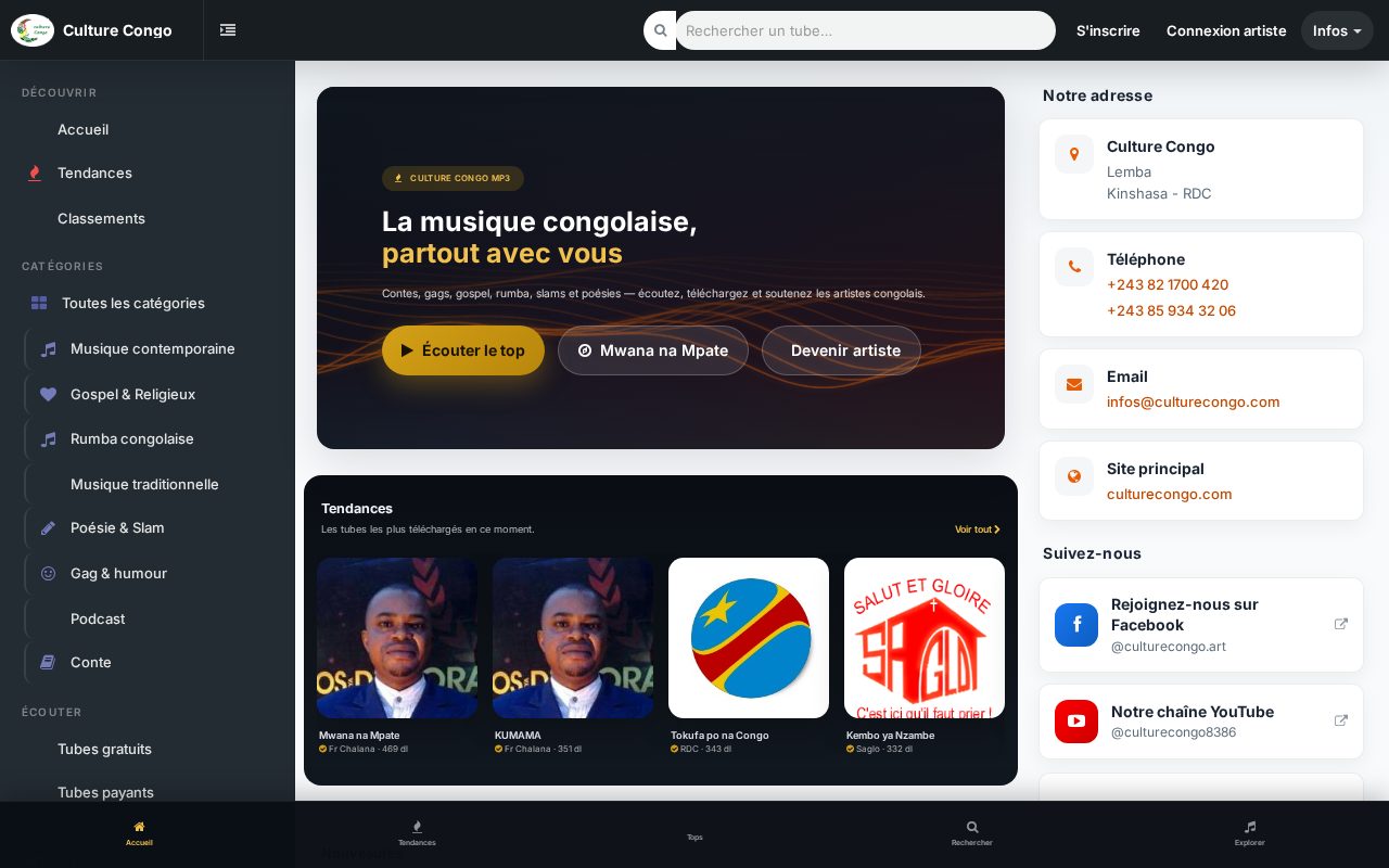 MP3 Culture Congo